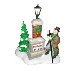 Ye Olde Lamplighter Dept‎ 56 collectible Dickens’ village sign